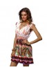 Rochie Boho Chic cu Imprimeu Multicolor