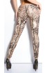 Colanti animal print cu fermoare la spate