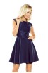 Rochie navy , scurta babyDoll cu maneci scurte