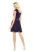 Rochie navy , scurta babyDoll cu maneci scurte