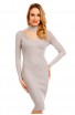 Rochie midi mulata din tricot